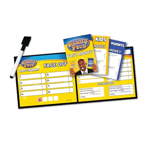Steve Harvey Family Feud, Kids Vs Parents Edition Family Party Game, Ages 8 and up - color: Kids Vs. Parents Edition