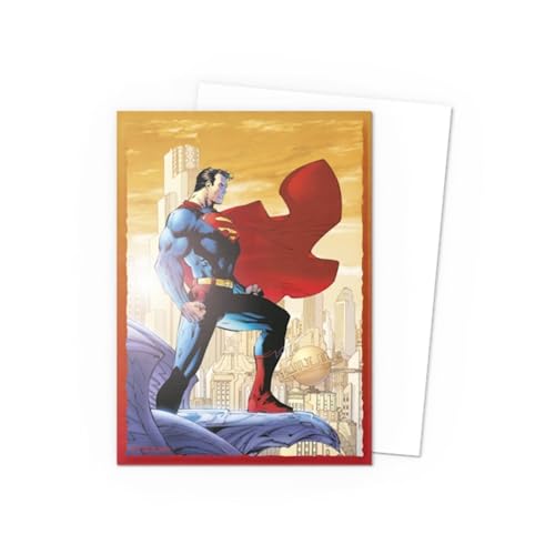 Dragon Shield Art Sleeves | Limited Edition - Superman 3 | 100 CT - Smooth & Tough Premium TCG Sleeves | Compatible with Pokemon, One Piece & Magic the Gathering - color: Superman 3