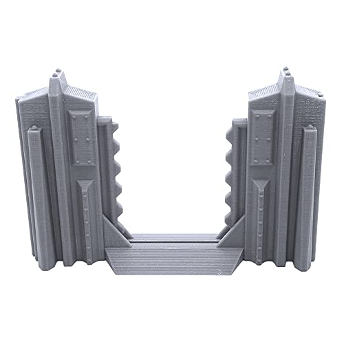 EnderToys Tall Connecting Barricade Wall Set, Terrain Scenery for Tabletop 28mm Miniatures Wargame, 3D Printed and Paintable