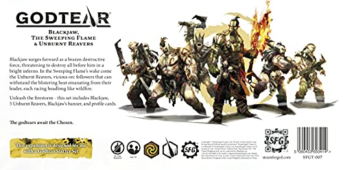 Steamforged Games Godtear: Blackjaw, The Sweeping Flame Maelstroms Champions Set