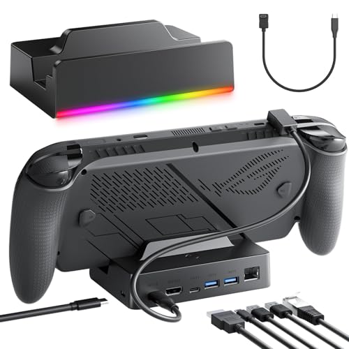 Docking Station for Steam Deck-Grey - color: grey