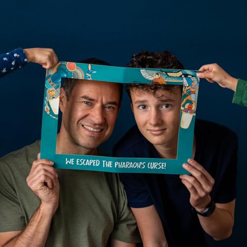 Talking Tables Crack THE CASE Egyptian Escape Room Game Pharaoh`s Curse Escape Room Game Ancient Egypt Themed Family Games for Kids Teens Puzzles Clues Brain Teaser Puzzles Ages 9+ 1-6 Players