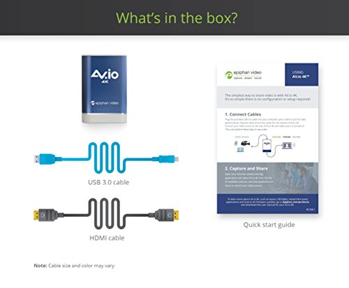 AV.io 4K – Grab and Go USB Video Capture for HD 1080p 60 fps and UHD 4K 30 fps