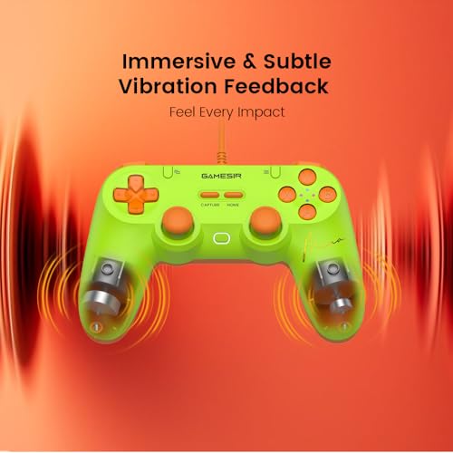 GameSir Tegenaria Lite Wired Gaming Controller for PC, Switch, Android, iOS, PC Controller Hall Effect Sticks, Low Latency, 1000Hz Polling Rate, Turbo Function(MenaRD Collaboration Edition)