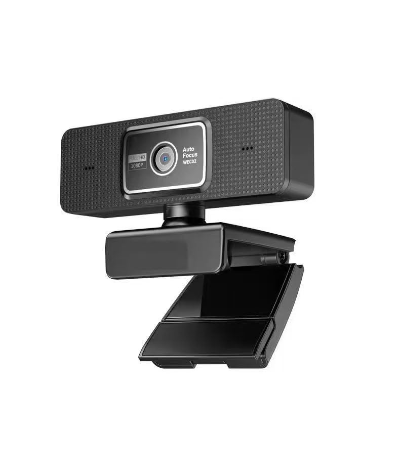 1080P HD Webcam for PC with Built-in Noise-Canceling Microphone, Privacy Cover, 99° Wide-Angle FOV, Plug & Play USB Camera for Streaming, Video Conferencing (Zoom/Skype/Facetime), Laptop/PC