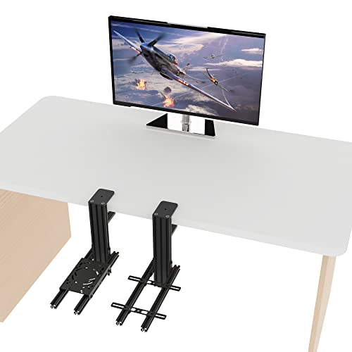 Hikig 2 Set Desk Mount for Flight Sim Game Joystick, Throttle and HOTAS Systems - Compatible With Logitech X56, X52, X52 Pro, Thrustmaster T-Flight HOTAS, T.16000M, TCA