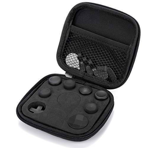 13 in 1 Metal Thumbsticks for Xbox One Elite Series 2, Elite Series 2 Controller Accessory Parts, Gaming Accessory Replacement, Metal Mod 6 Swap Joysticks, 4 Paddles, 2 D-Pads, 1 Tool - color: Black