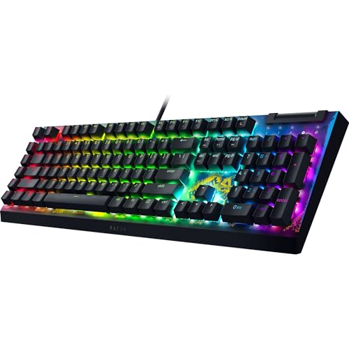 Razer BlackWidow V4 X Mechanical Gaming Keyboard, Fortnite Edition | Yellow Switches Linear & Silent, 6 Macro Keys, Chroma RGB, Doubleshot ABS Keycaps, Sound Dampening & Stabilizers - color: Fortnite Edition
