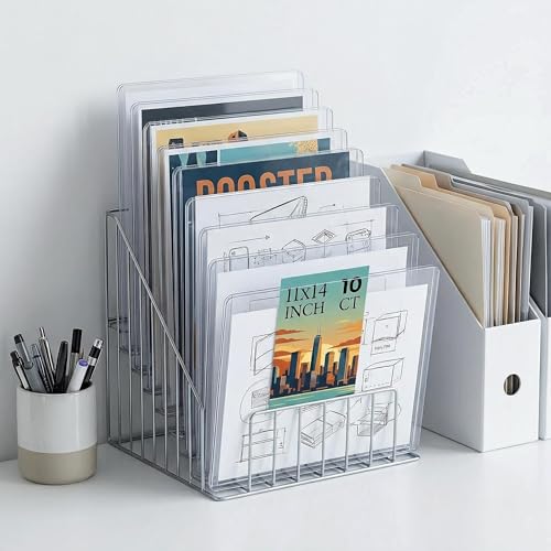 11x14 Toploaders 10ct - Ultra Durable Card Protectors for Graphic Art, Photos & Poster - Crystal Clear PVC, Archival-Safe, Fit 11x14 Inch Sheets - size: 11x14