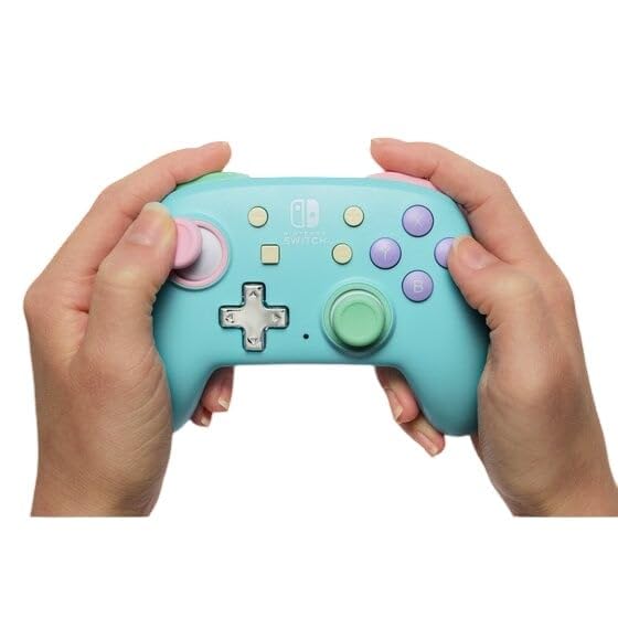 PowerA Nano Enhanced Wireless Controller for Nintendo Switch - Spring Dream, Compact, Smaller, Portable - color: Spring Dream