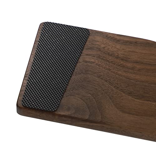 Ergonomic Wooden Wrist Rest Solid Wood Walnut for Owlab Spring - color: Walnut Owlab Spring Wrist Rest