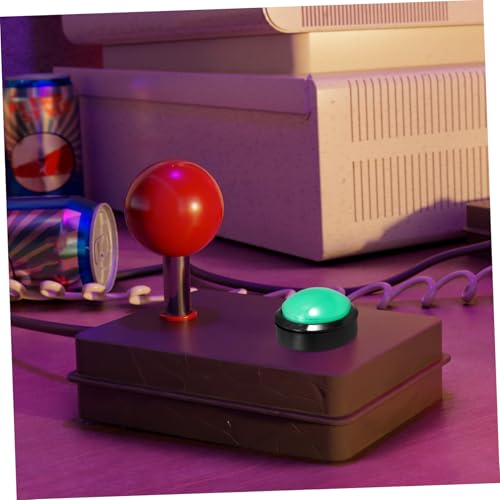 Led Illuminated Game Machine Push Button Switch Replacement Button for Vending Machines Arcade Games Convex Design for Easy Operation Low Light