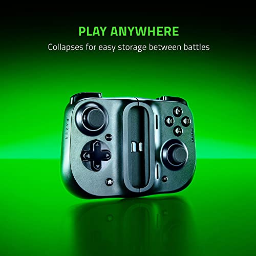 Razer Kishi Mobile Controller for iPhone iOS: Works with iPhone X, 11, 12, 13, and 13 Max - Includes 1 Month Xbox Game Pass Ultimate, xCloud, Stadia, Luna - Lightning Port Passthrough - MFi Certified - style: For iPhone (Xbox)