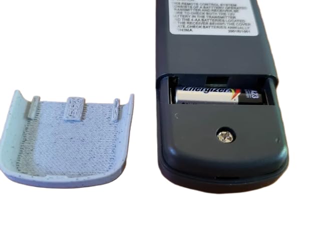 Replacement Battery Door Cover For Skytech Fireplace Remote SKY-1001 BLACK
