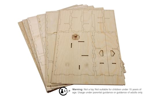 The Broken Token Game Organizer Compatible with Scythe Legendary Expansion - Wooden Game Organizing Box with Multiple Trays - size: Scythe Legendary