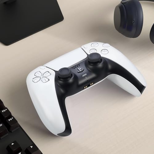10 Pcs Joystick Replacement Grip Caps for PS4 PS5 Controller - Same Pattern Like Original - Non-Slip Thumbstick Thumb Stick Accessories Parts for Dualshock 4, Dual Sense, Dualsense Edge