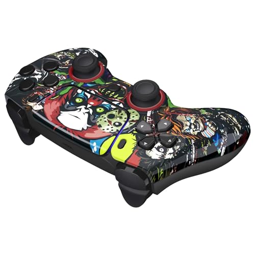 Custom Controllerzz Custom Wireless Controller Compatible with PS5 - Multiple Designs Available (PS5 Scary Party) - color: PS5 Scary Party