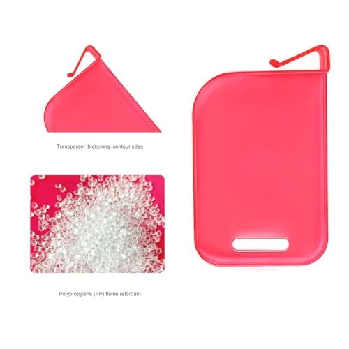 5pieces Trading Card Box Baffle Clip Card Storage Partition Board Card Box Divider Clapboard - color: Gray