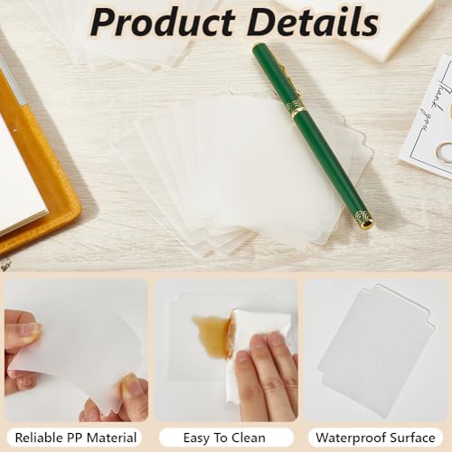 CRASPIRE Trading Card Dividers Transparent Card Separator Sorting Tray Plastic Dividers Board Game Separator Deck Box for Game Organizer Storage 40sheets 2.75 x 3.7 Inch - style: 40Pcs Transparent