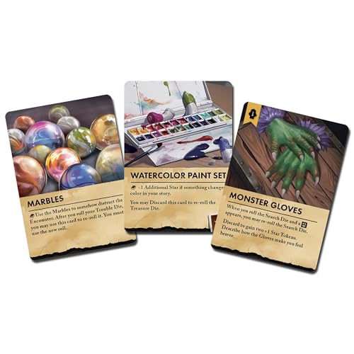 Pencil First Games: The Siblings Trouble: Expanded Deluxe Edition - Cooperative Exploration Storytelling Card Game, Ages 12+, 2-5 Players, 30 Min