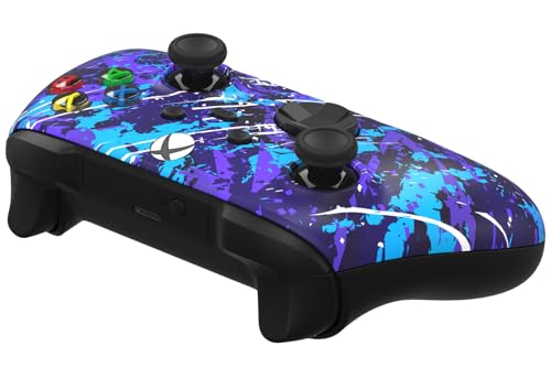 Custom Controllerzz Wireless Controller for Microsoft Xbox Series X/S & Xbox One - Custom Soft Touch Feel - Custom Series X/S Controller (X/S Midnight Surge) - color: X/S Midnight Surge