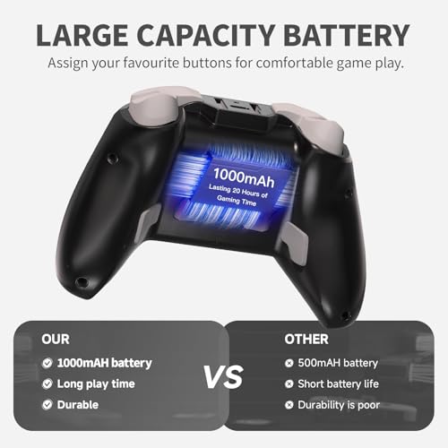 COIORVIS Pro Controller for Switch 2, Switch OLED, PC Steam,Android and IOS with motion controller and mapping program, Hall effect rocker
