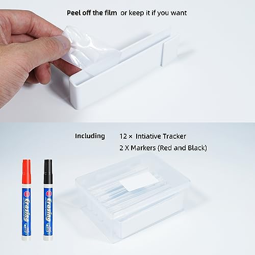 White Acrylic Erasable Screen Top Initiative Trackers 12PCS for DND, Other Tabletop RPG Game Accessories - style: Mini White 12pcs