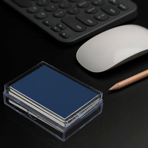Zonon 60 Pieces Clear Deck Case, Card Organizer Compatible with MTG TCG Plastic Playing Card Case baseball Trading Deck Collection Box Holder for Game Cards Storage