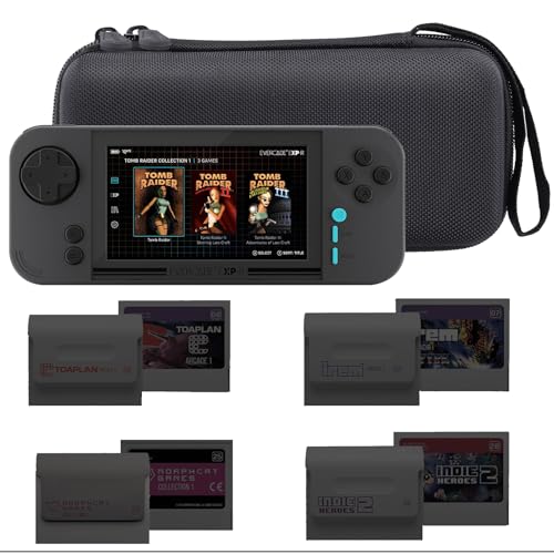 Aenllosi Hard Case for Blaze Evercade EXP-R Retro Gaming Handheld, Black | EVA case construction, Water-resistant design, Dust-resistant design, Protective case only - style: Fo Exp-r Handheld