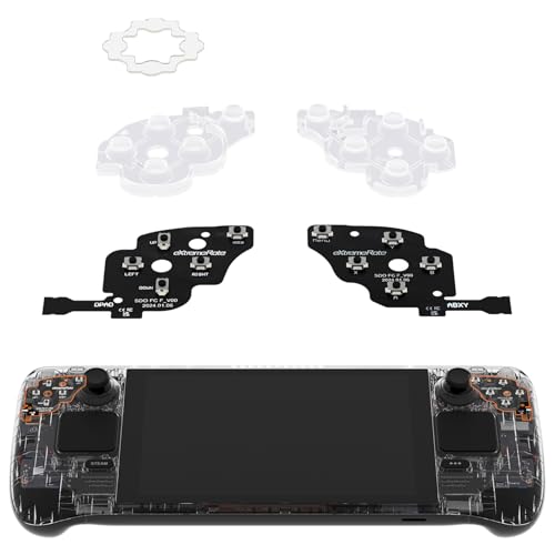 eXtremeRate Face Clicky Kit for Steam Deck OLED Handheld Console, Custom Dpad View A B X Y Menu Keys Face Buttons Mouse Clicky Kit for Steam Deck OLED Console - WITHOUT Console - size: Strong Version