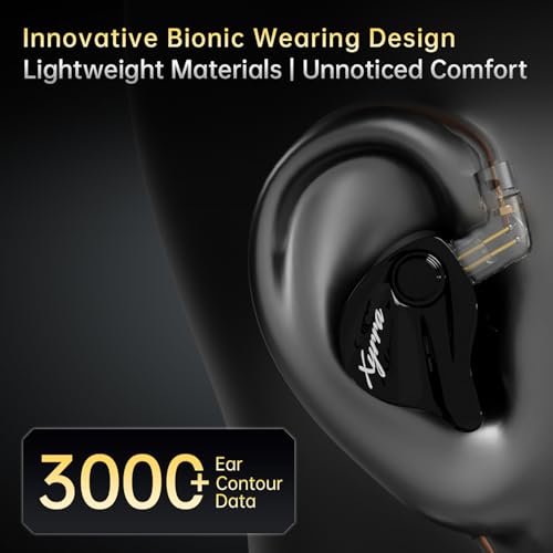 CCA Xyrra Dual Driver in-Ear Monitor Headphones,1DD+1BD HiFi IEM Earphones,Wired Gaming Earbuds for Gamers Musicians - color: Silver, style: Without Mic,3.5mm