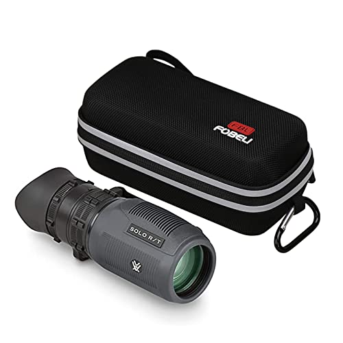 FBLFOBELI Hard EVA Portable Carrying Case Compatible with Vortex Optics Solo R/T 8x36 Monocular, Shockproof Travel Storage Bag (Case Only)