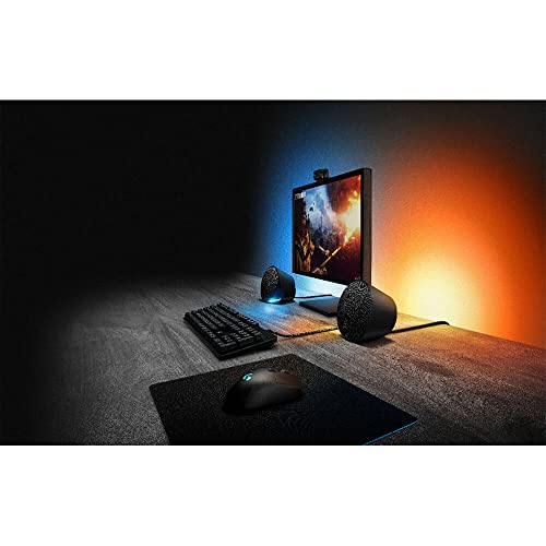 Logitech G560 PC Gaming Speaker System with 7.1 DTS X - Black | 7.1 DTS:X Ultra Surround Sound, Bluetooth, USB, Subwoofer + 2 Satellite Speakers, LIGHTSYNC RGB