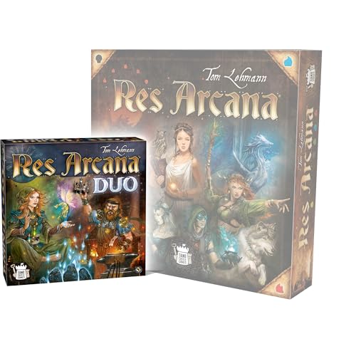 Res Arcana Duo Board Game | Strategic Two-Player Duel! Expandable Game System, Fantasy Adventure Game for Teens & Adults, Ages 14+, 2 Players, 20 Mins