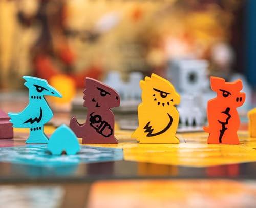 Outlandish Games: Defenders of The Wild - Fantasy Area Control Board Game, Card Driven Co-Op Game of Animals Against Machines, Age 14+, 1-4 Players