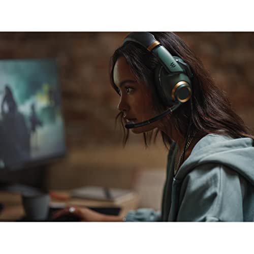 EPOS H6Pro - Closed Acoustic Gaming Headset with Mic - Over-Ear - Lift-to-Mute - Xbox/PS4/PS5/PC Headset - Gaming Accessories (Green) - color: Green, size: One-size