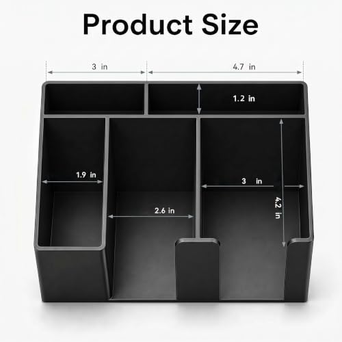 DEDC 5-Slot Card Caddy and Toploader Dispenser with Penny Sleeve Holder | 3D-printed PLA organizer for semi-rigid holders, grading prep, live breaks and order packing, with quick open-front access. - size: 5slot