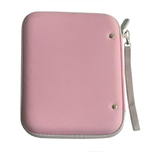 Card Case Compatible for Yoto Card Case Holder 80 Pockets Card Folder Card Binder with Zipper fit 2.3 * 3.4 inch Mini Audiobook Cards (Pink) - color: Pink