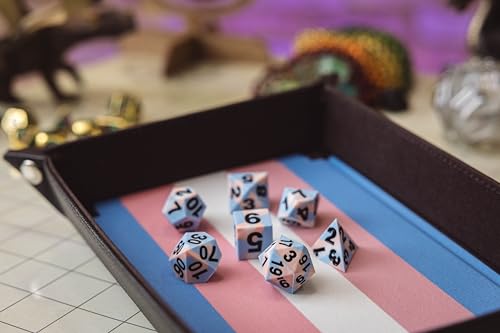 FanRoll Pride Dice Tray – Transgender - color: Transgender