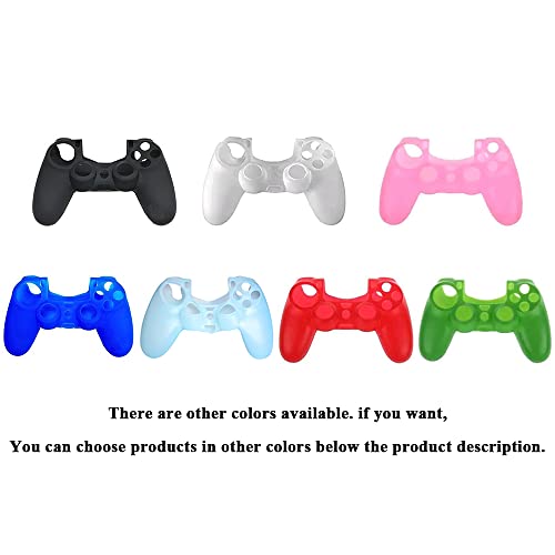 OSTENT Protective Silicone Gel Soft Case Cover Pouch Sleeve for Sony PlayStation 4 PS4 Controller Color Light Blue - color: Light Blue