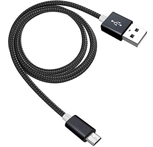 Replacement PS4 Controller Charging Cable Sync Cord, Play and Charger Cable Compatible for PS 4/ DualShock 4/ PS4 Slim/ PS4 Pro/Xbox One/One S/Xbox One Elite/Xbox One X Controllers (3.3ft)(BLACK)