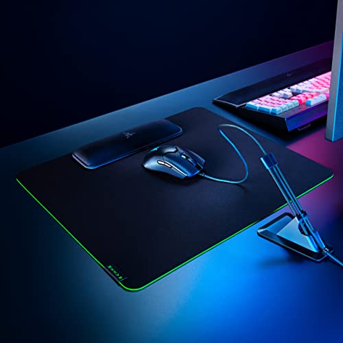 Razer Ergonomic Wrist Rest for Gaming Mice: Anti-Slip Rubber Base - Angled Incline - Classic Black - size: Mouse, style: Memory Foam