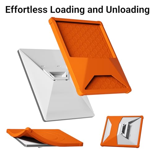 DAIERTEK Starlink Mini Protective Silicone Cover, Orange | Protective Case, Waterproof, Anti-Scratch, Ideal for Roof, Car, RV Camping - color: Orange
