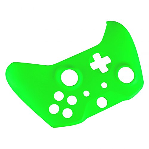 eXtremeRate Neon Green Soft Touch Grip Front Housing Shell Faceplate for Xbox One X S Controller Model 1708 - Controller NOT Included - color: Neon Green