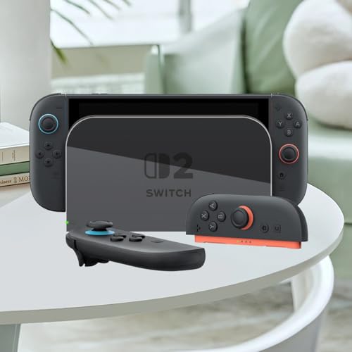 Switch 2 Dock Cover, Custom Faceplate Cover for Nintendo Switch 2 Charging Docking Station Scratch-Resistant & Abrasion-Resistant Hard PC Shell Protector, Transparent - color: Clear