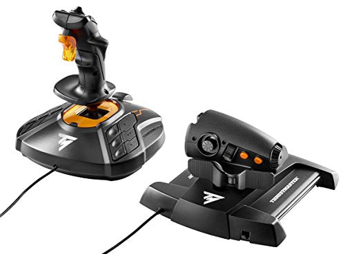 ThrustMaster TFRP Rudder Pedals & T16000M FCS HOTAS for PC (USB, Pedals, Joystick, Ergonomic, Flight Controller, PC, PS4, Xbox One)