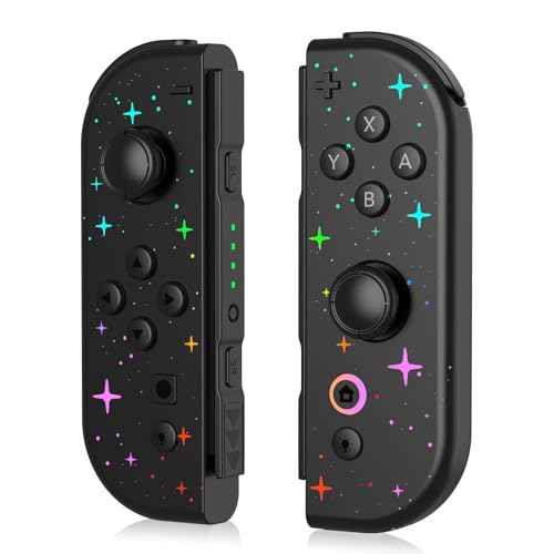Moonag Compatible with Nintendo Switch Controller, Wireless Switch Controllers for Switch/Lite/OLED, Support Dual Vibration/6-Axis Gyro/Screenshot/Wake-up