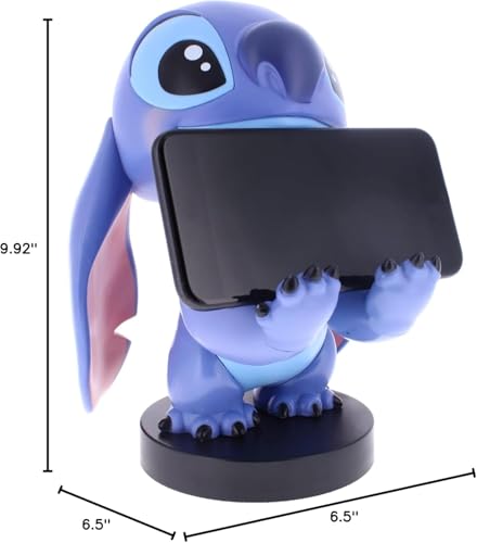 Exquisite Gaming Stitch Phone Holder & Cable Guys Controller Stand with USB Charging Cable