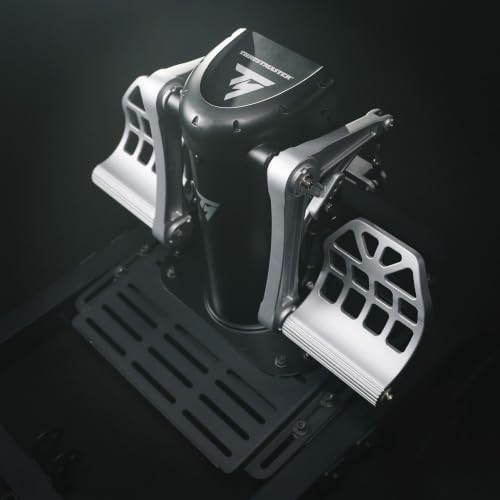 Thrustmaster TPR Rudder Pedals, Flight Simulator Rudder Control - PC | Pendular suspended mechanism, H.E.A.R.T magnetic sensors, adjustable spring resistance, frictionless, precise yaw response
