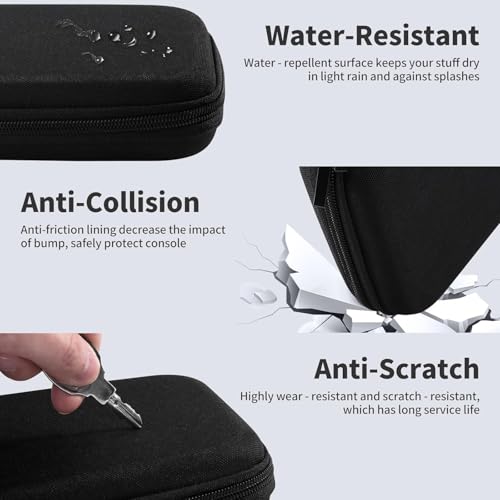 BLUE LAKE Performance Carrying Case for JC400 Switch 2 Controller, 1:1 Precision Fit Storage Bag with 10 Game Slots & Joystick Protection Slim Version